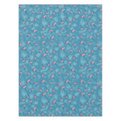 Meteorologische vun regenachtig weer en paraplu's tafelkleed (Voorkant)