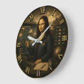 Meteorologist Funny Mona Lisa Weather Forecaster Grote Klok (Hoek)