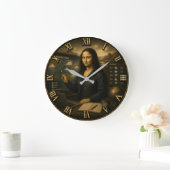 Meteorologist Funny Mona Lisa Weather Forecaster Grote Klok (Huis)