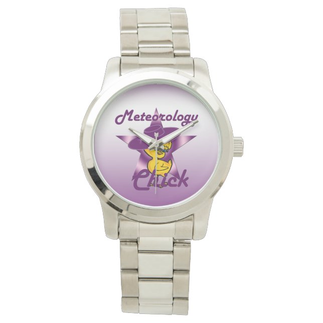 Meteorology Chick #9 Horloge (Voorkant)