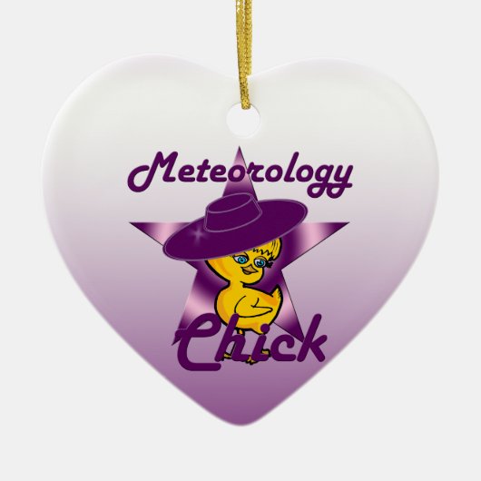 Meteorology Chick #9 Keramisch Ornament (Voorkant)