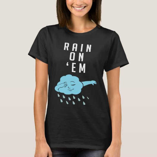 Meteorology Rain Cloud Weatherman Reporter T-shirt (Voorkant)