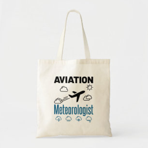 Meteoroloog in de luchtvaart tote bag