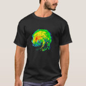 Meteoroloog Storm Chasing Weather Radar Afbeelding T-shirt (Voorkant)
