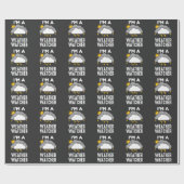 Meteoroloog Weatherman Meteorology Cadeaupapier (Vlak)