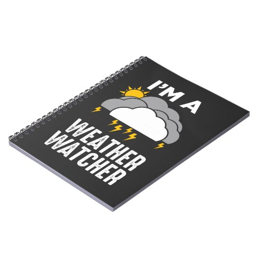 Meteoroloog Weatherman Meteorology Notitieboek (Linkerzijde)