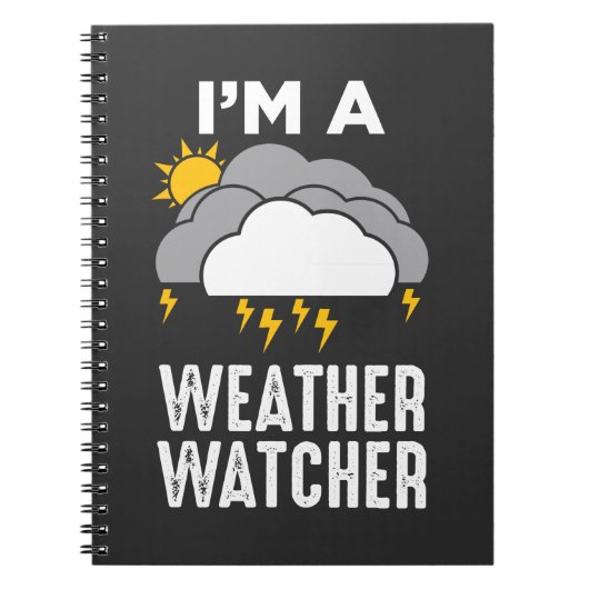 Meteoroloog Weatherman Meteorology Notitieboek (Voorkant)