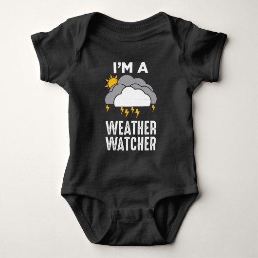 Meteoroloog Weatherman Meteorology Romper (Voorkant)