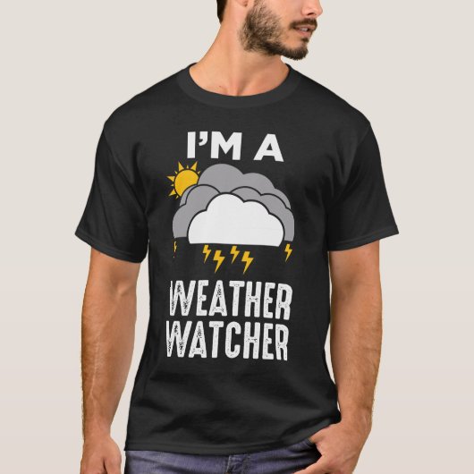Meteoroloog Weatherman Meteorology T-shirt (Voorkant)