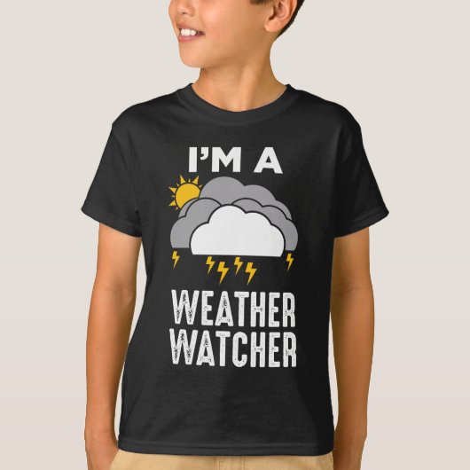 Meteoroloog Weatherman Meteorology T-shirt (Voorkant)