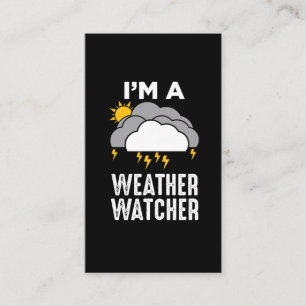 Meteoroloog Weatherman Meteorology Visitekaartje