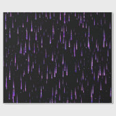 Meteorregen - paars cadeaupapier (Vlak)