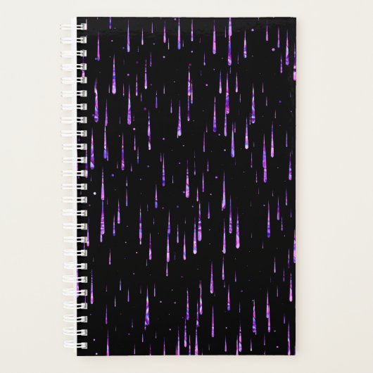 Meteorregen - paars planner (Voorkant)