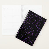 Meteorregen - paars planner (Display)
