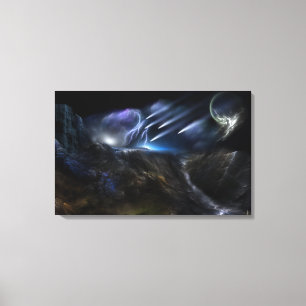 Meteors Canvas Afdruk