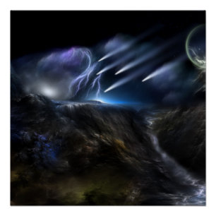 Meteors Perfect Poster