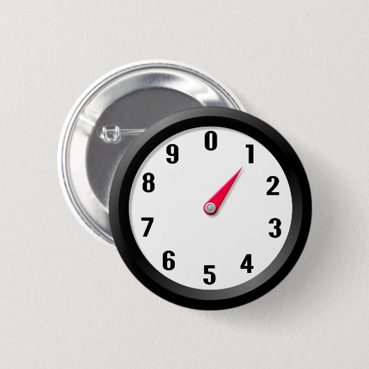 meter 1 ronde button 5,7 cm (Voorkant /achterkant)