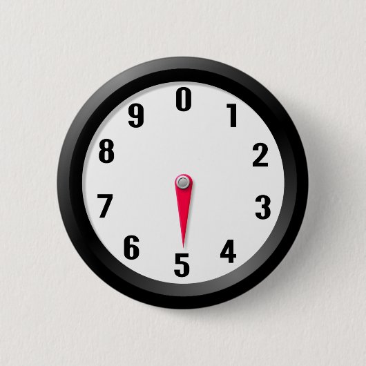 meter 5 ronde button 5,7 cm (Voorkant)