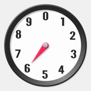 meter 6 ronde sticker