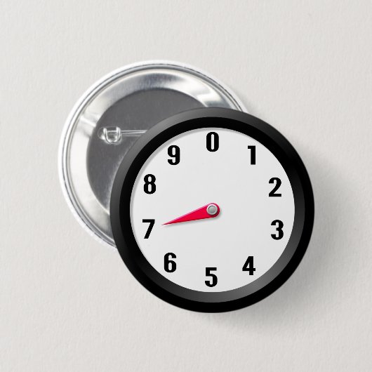 meter 7 ronde button 5,7 cm (Voorkant /achterkant)