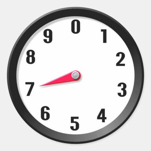 meter 7 ronde sticker (Voorkant)