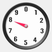 Meter 8 ronde sticker (Voorkant)