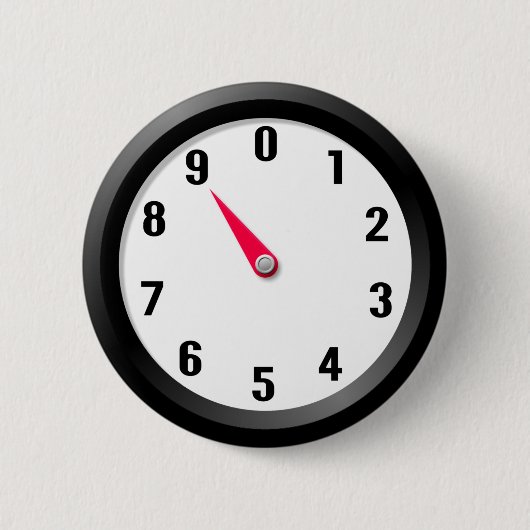 Meter 9 ronde button 5,7 cm (Voorkant)