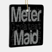 Meter Maid Extraordinaire Keramisch Ornament (Rechts)