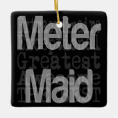 Meter Maid Extraordinaire Keramisch Ornament (Voorkant)