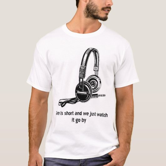 Meter Maids hoofdtelefoon T-shirt (Voorkant)