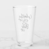 Meter van de bruid glas (Achterkant)