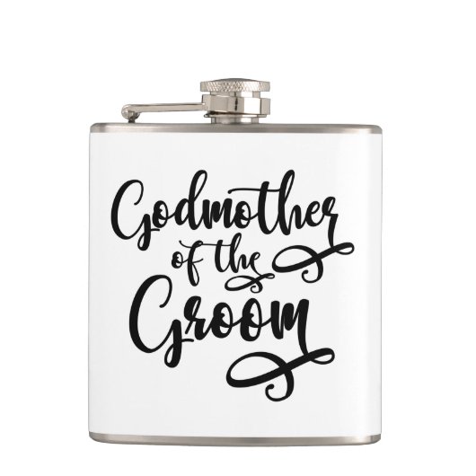 Meter van de bruidegom heupfles (Voorkant)