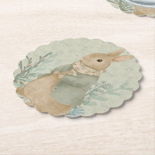  meterbundel met bloemen Papier Bord Kartonnen Onderzetters (Gekanteld)