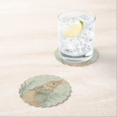 meterbundel met bloemen Papier Bord Kartonnen Onderzetters (Insitu)