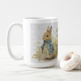  meterkonijn met bloemen KoffieMok