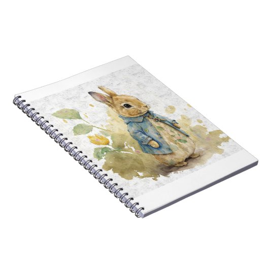  meterkonijn met bloemen notitieboek (Rechterzijde)