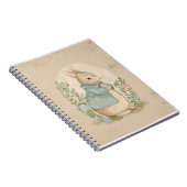  meterkonijn met bloemen notitieboek (Rechterzijde)