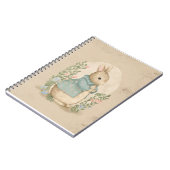  meterkonijn met bloemen notitieboek (Linkerzijde)