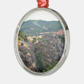 Meterora, Grieks landschap Metalen Ornament (Links)