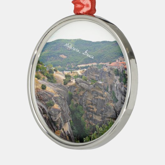 Meterora, Grieks landschap Metalen Ornament (Links)