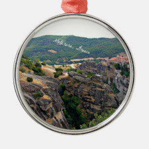 Meterora, Grieks landschap Metalen Ornament