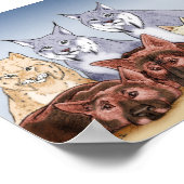 Metgezellen - gekleurd poster (Hoek)