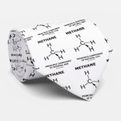 Methaanbasiscomponent van aardgas stropdas (Opgerold)