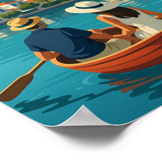 Methana Greece Dreamy Poster (Hoek)