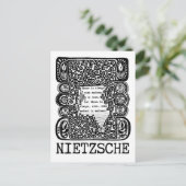 methode in de MADNESS-filosofie, citaat van Nietzs Briefkaart (Staand voorkant)