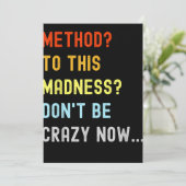 Methode voor Madness Engineer Mechanic Coder Bedankkaart (Staand voorkant)