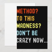 Methode voor Madness Engineer Mechanic Coder Bedankkaart (Voorkant / Achterkant)