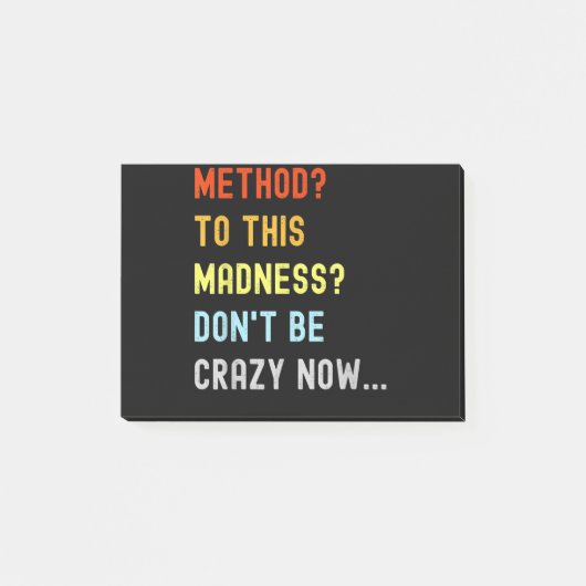 Methode voor Madness Engineer Mechanic Coder Post-it® Notes (Voorkant)