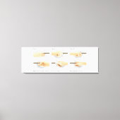 Methoden om bogen te spannen Kyudo Boogschieten Yu Canvas Afdruk (Voorkant)