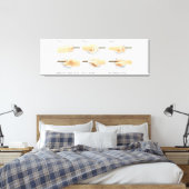 Methoden om bogen te spannen Kyudo Boogschieten Yu Canvas Afdruk (Insitu (Slaapkamer))